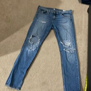 Rag and bone distressed skinny DRE jeans.  Size 29